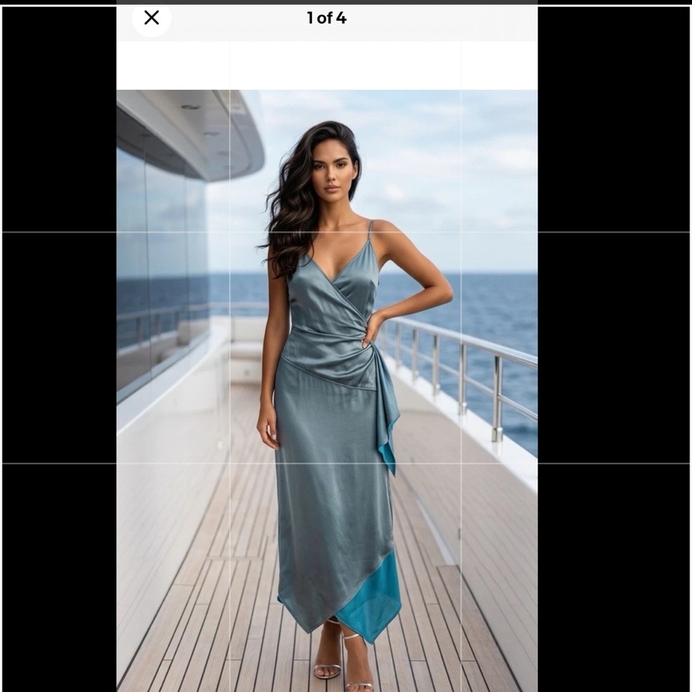 YSL silk dress made in France size S
